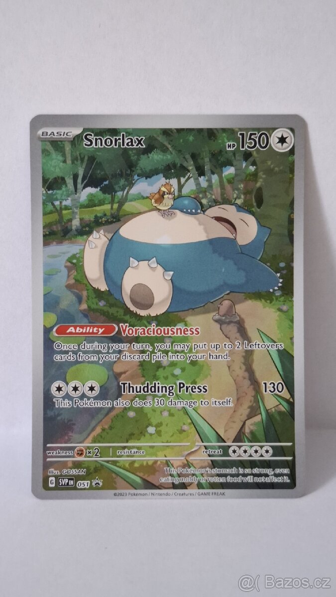 POKEMON Snorlax Premium Karta 051