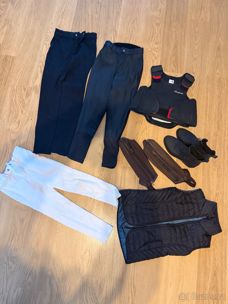 Jezdecke vybaveni pro slecnu 6-10let Fouganza