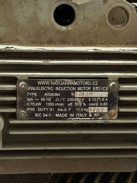 Prodám 3fázový elektromotor Uralelektro
