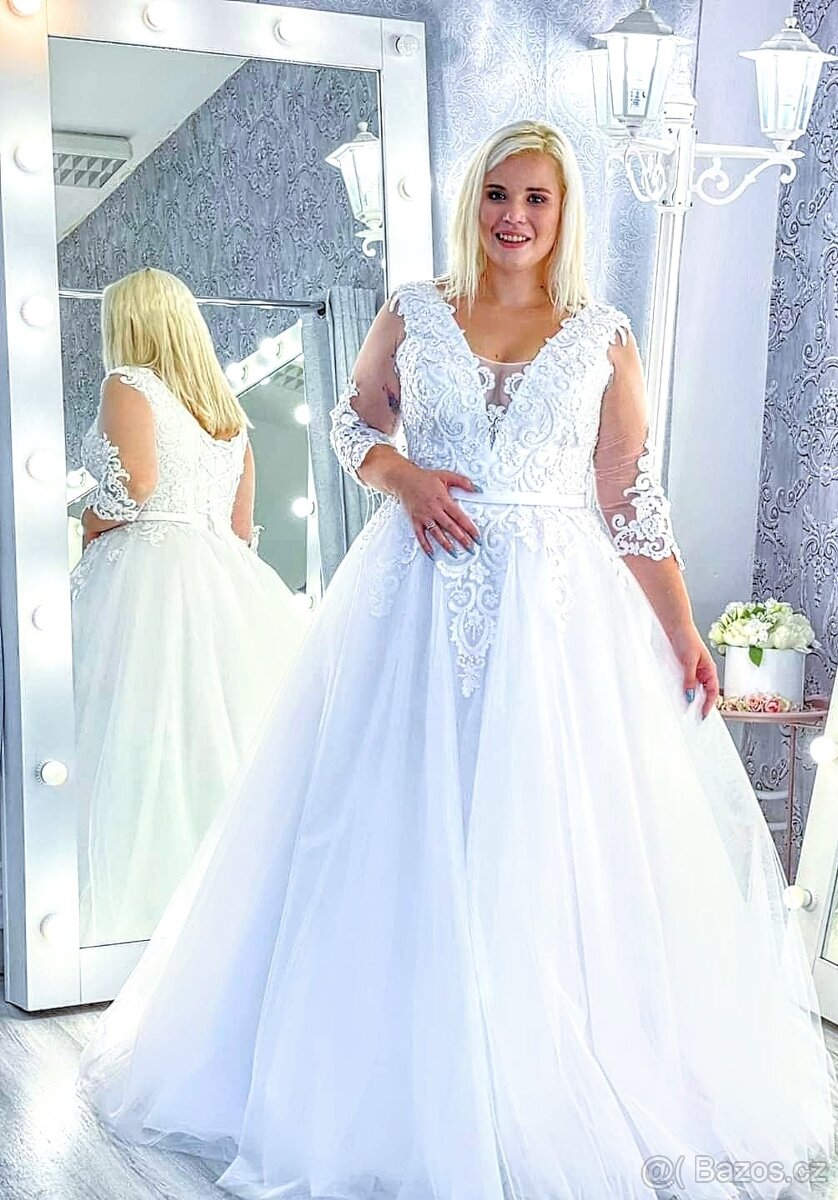 NOVÉ LUXUSNÍ svatební šaty FASHION