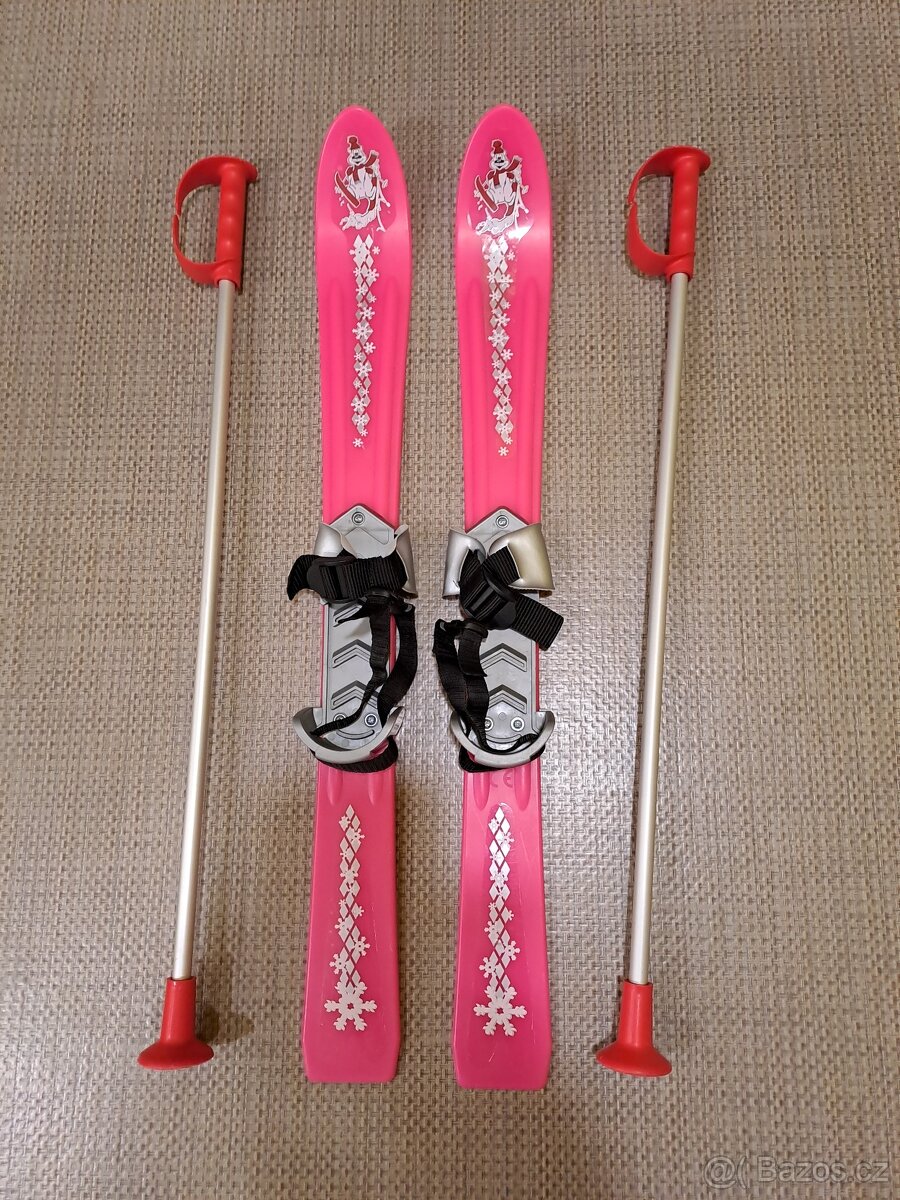 Dětské plastové lyže 70cm
