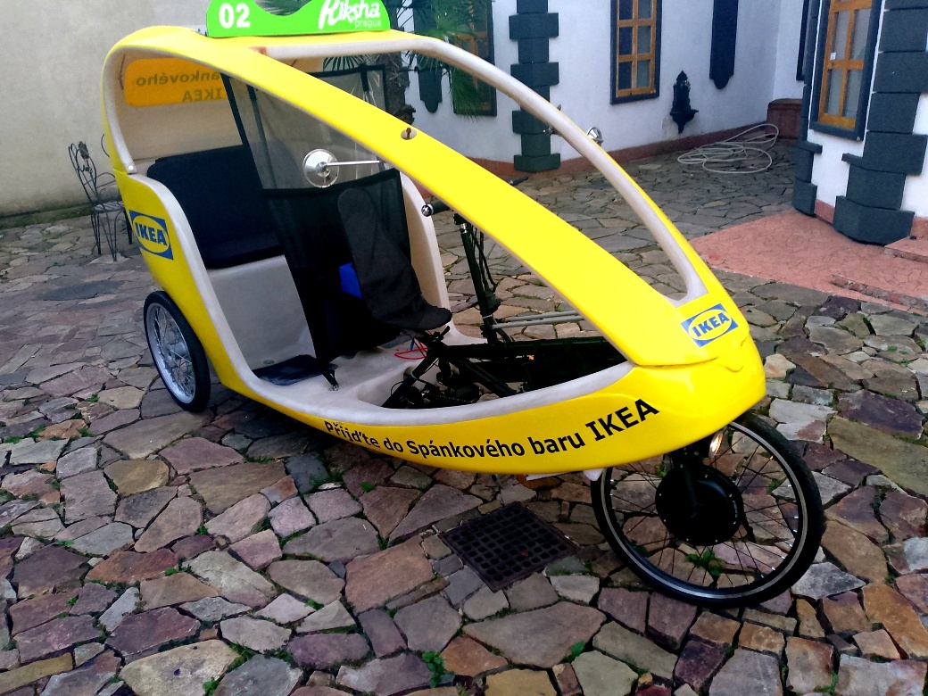 Elektrické kolo taxík elektrokolo