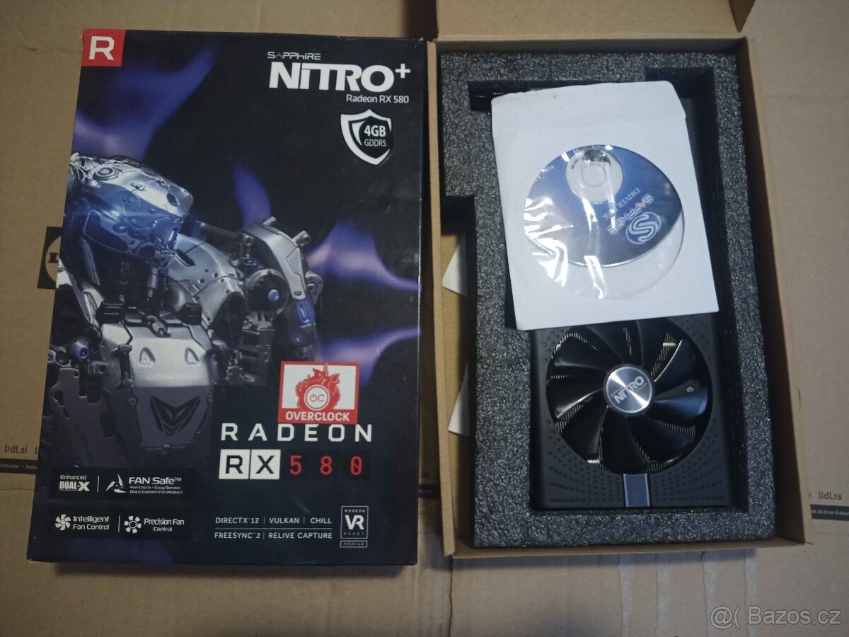 SAPPHIRE NITRO+ RADEON RX 580 4GB GDDR5 Dual