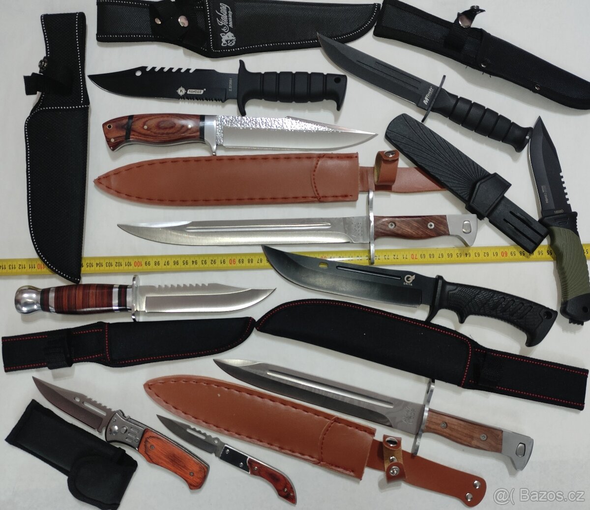 SBÍRKA - NOŽE / KUDLY / DÝKY / MAČETY - VELICE OSTRÉ.