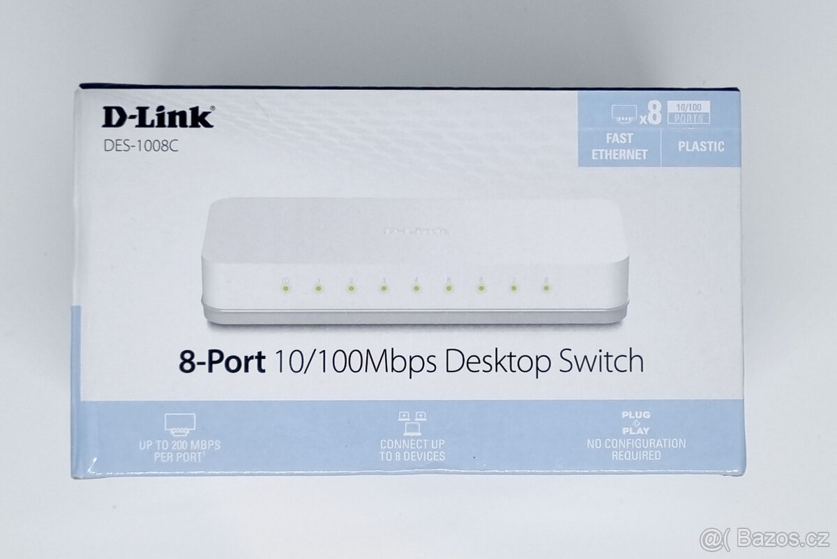 D-link DES-1008C Desktop Switch