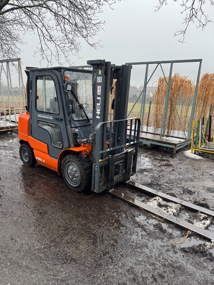 VZV Heli 3,5t duplex, benzín+plyn