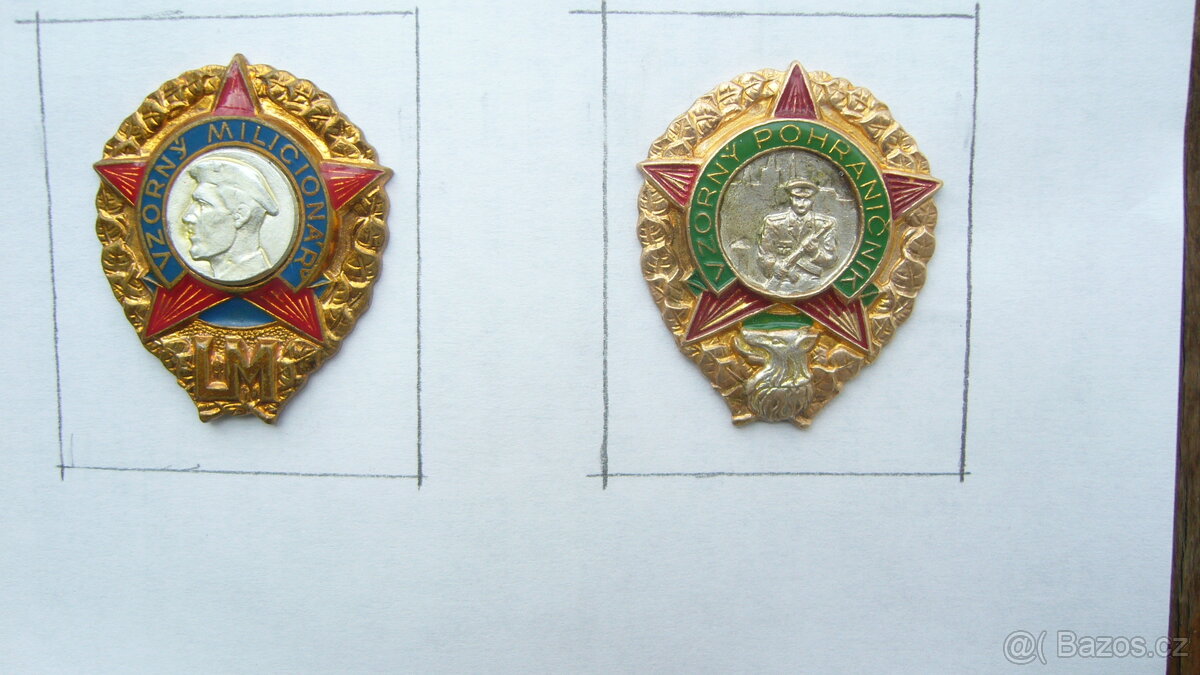 odznaky Vzorný voják