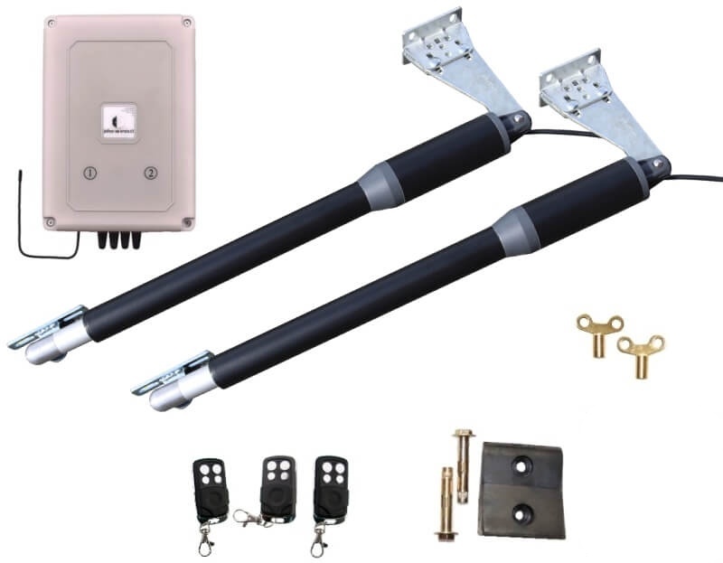 pohony dvoukřídlých vrat A1.Black