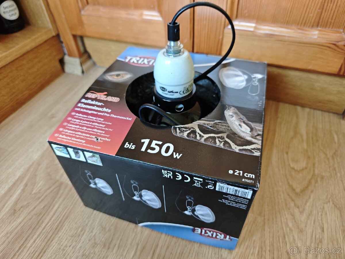 Trixie lampa s krytem 21x19cm max. 150 W NOVÁ