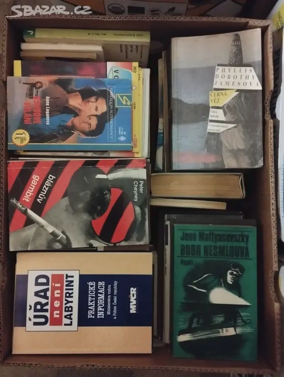 Různé knihy - celá krabice č. 2