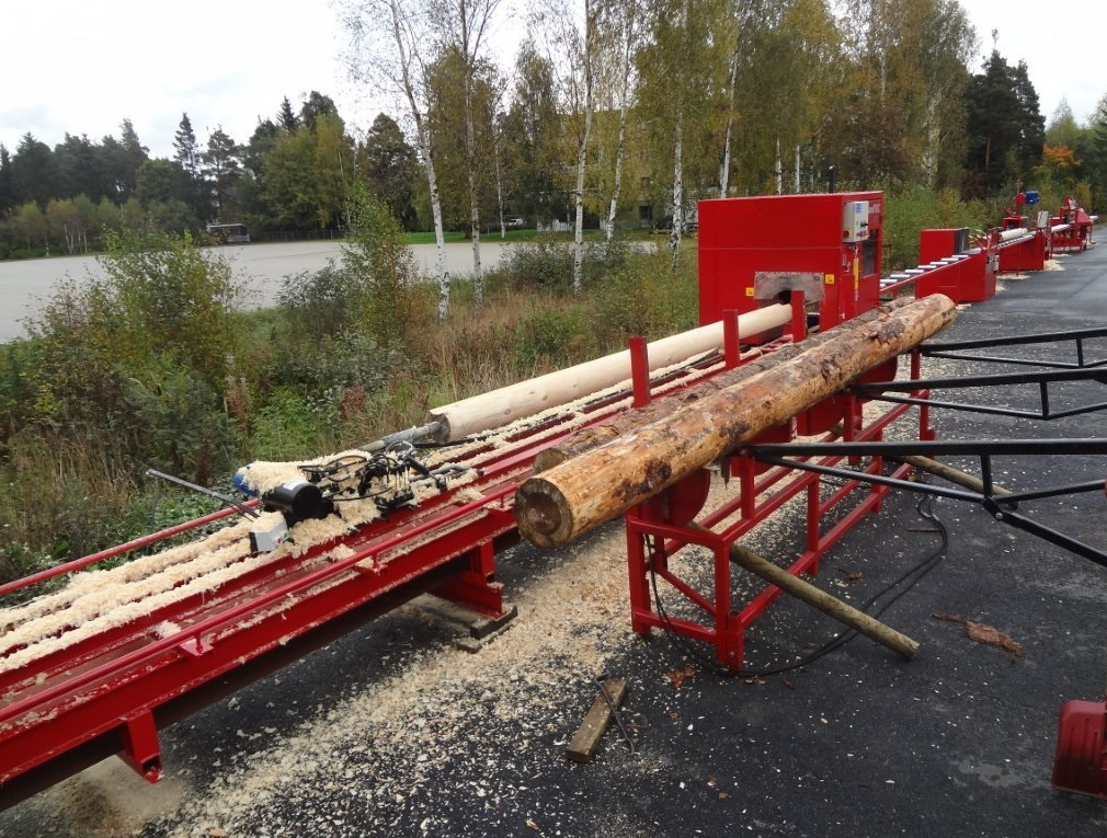 Prodám Roundt Jumbo- kompletní stroj pro výrobu srubové kula