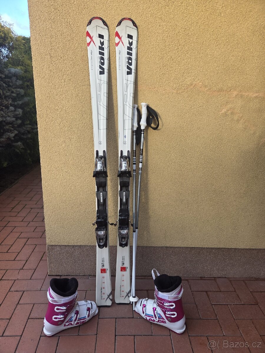 ZÁNOVNÍ CARVINGOVÉ LYŽE VOELKL SENSOR R1 161cm s MARKER