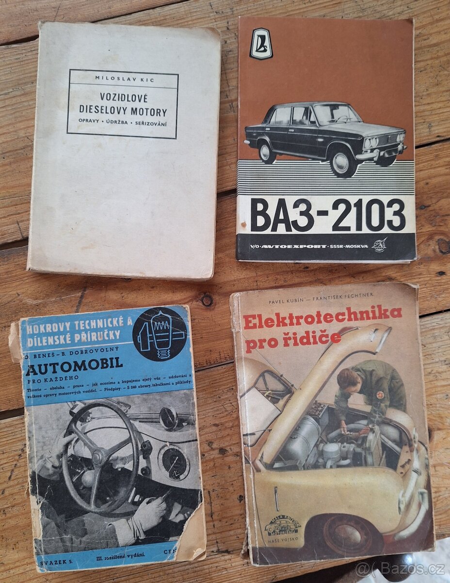 4 ks kniha auto moto