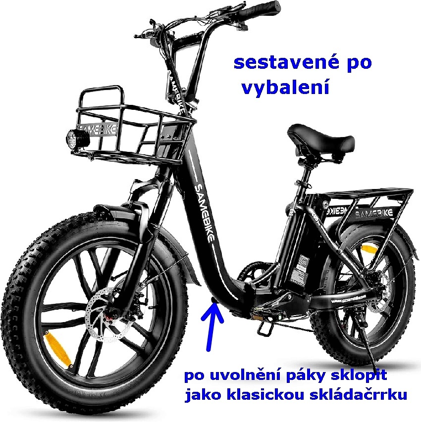skládací elektrokolo