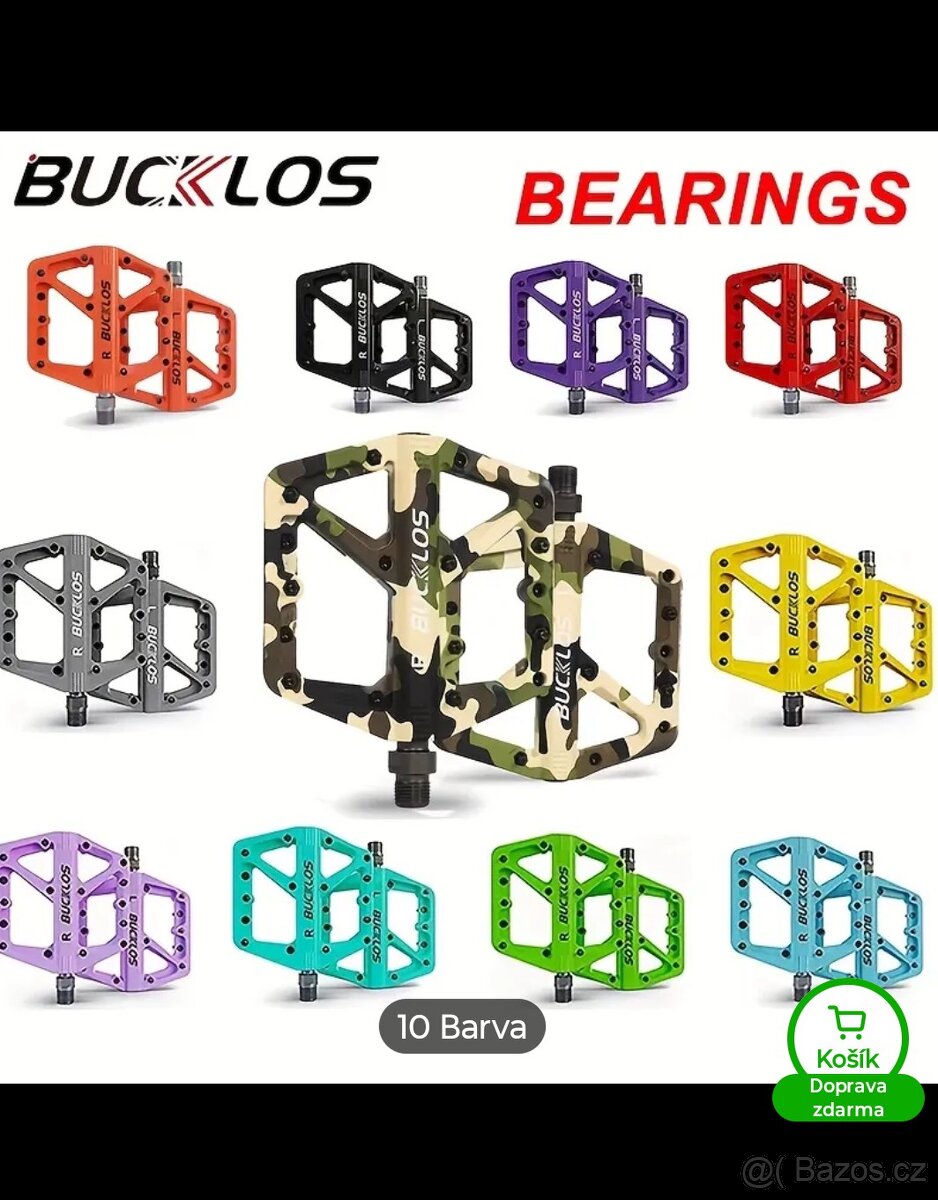 Platformové pedály na kolo