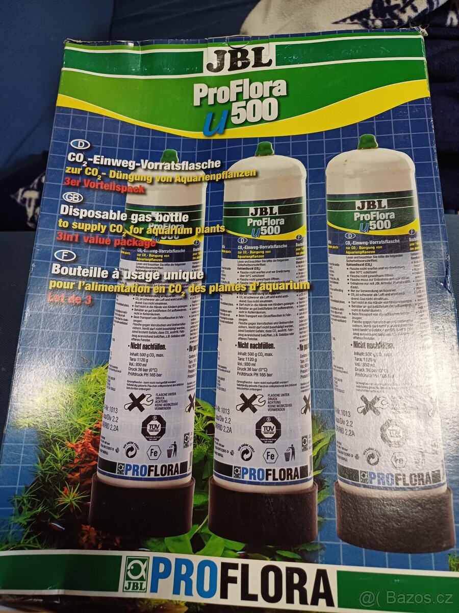 Jbl Aqua Proflora 500 U Co2 systém s válcem