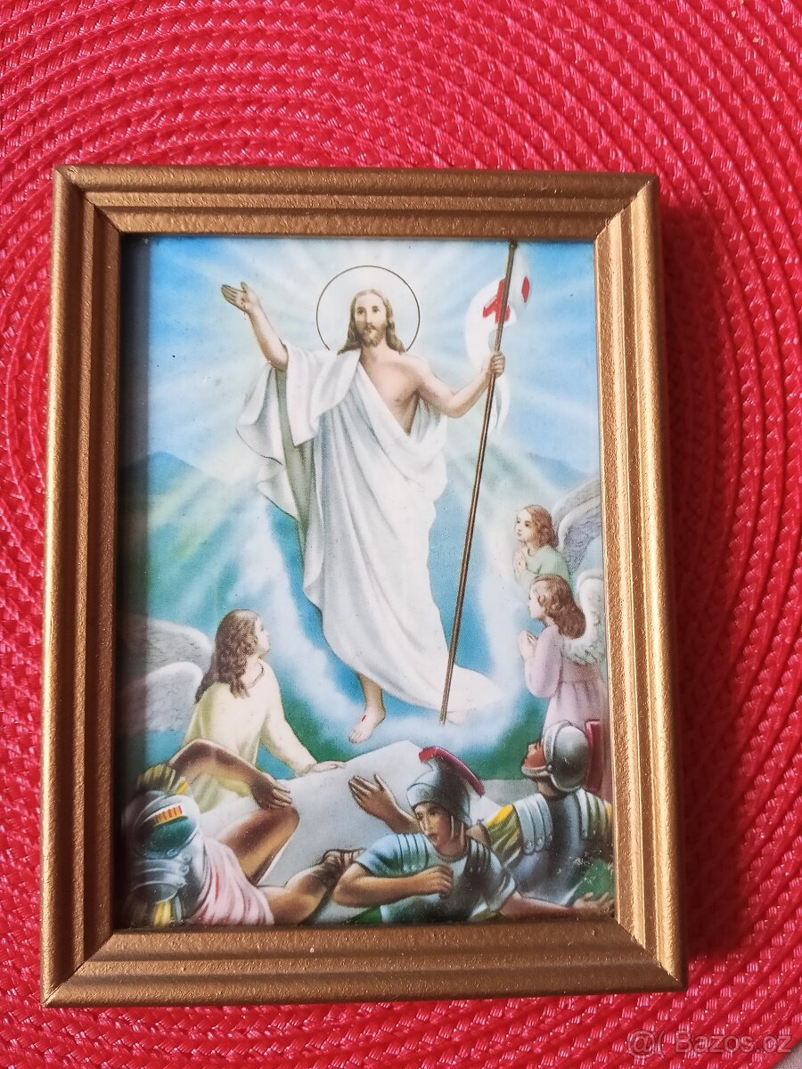 Křesťanský obrázek - Vzkříšení Krista