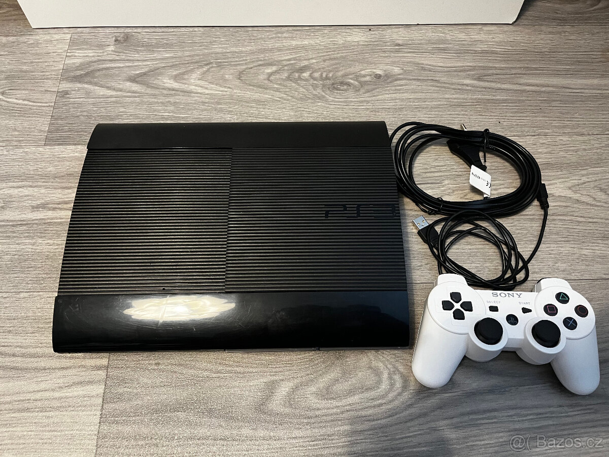 Playstation 3 Super Slim HEN / 600 GB + 37 her (PS3)