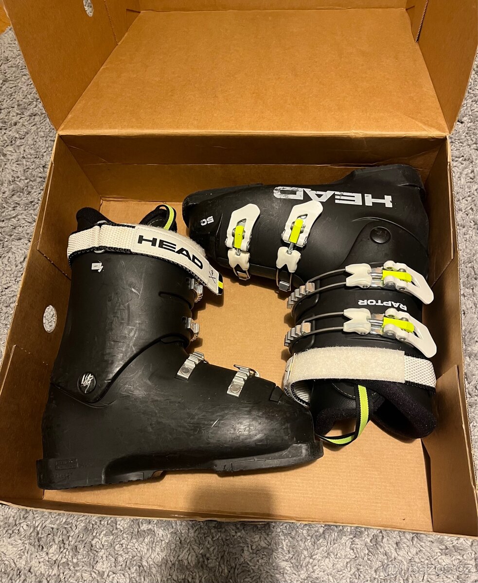 Dětské lyžáky HEAD Raptor 50, vel. 24,5 (EU 38-38.5)