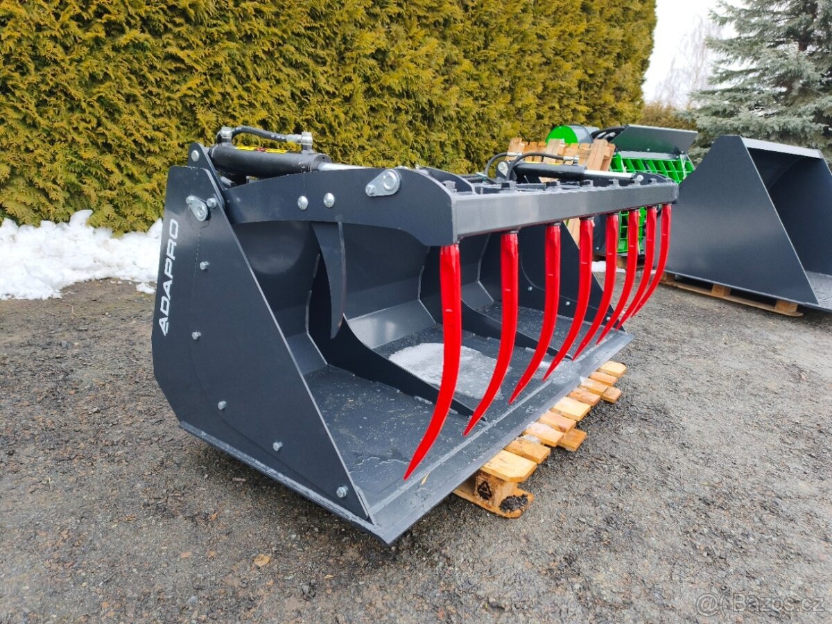 Lopata s přídavným drapákem - krokodýl