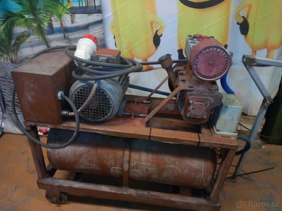 Kompresor 50l tichý chod 400V