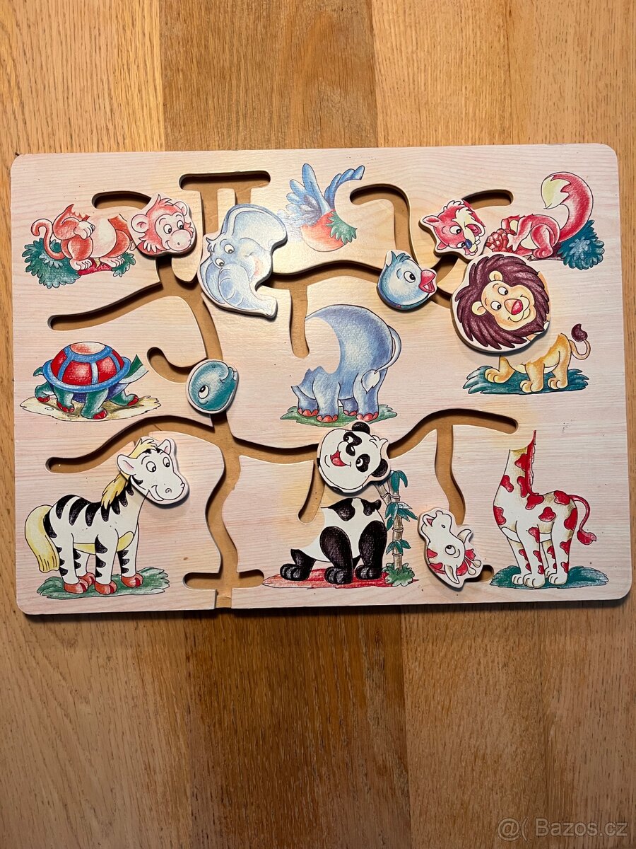 Woody motorická hra- zvíře k nevíře