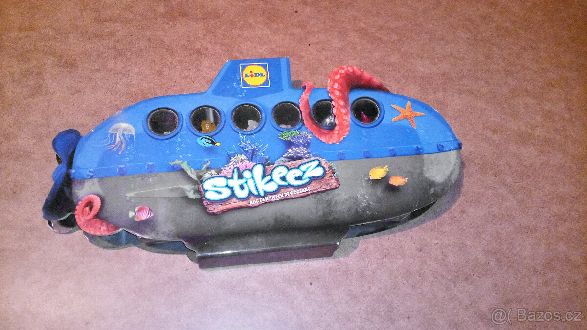 lidl stikeez kolekce ponorka