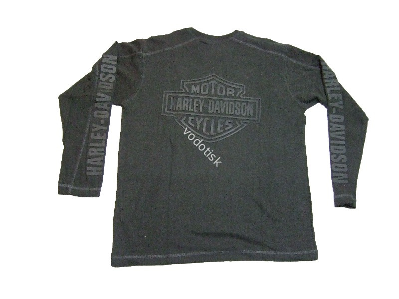 Pánská mikina Harley-Davidson gray skull - NOVÁ