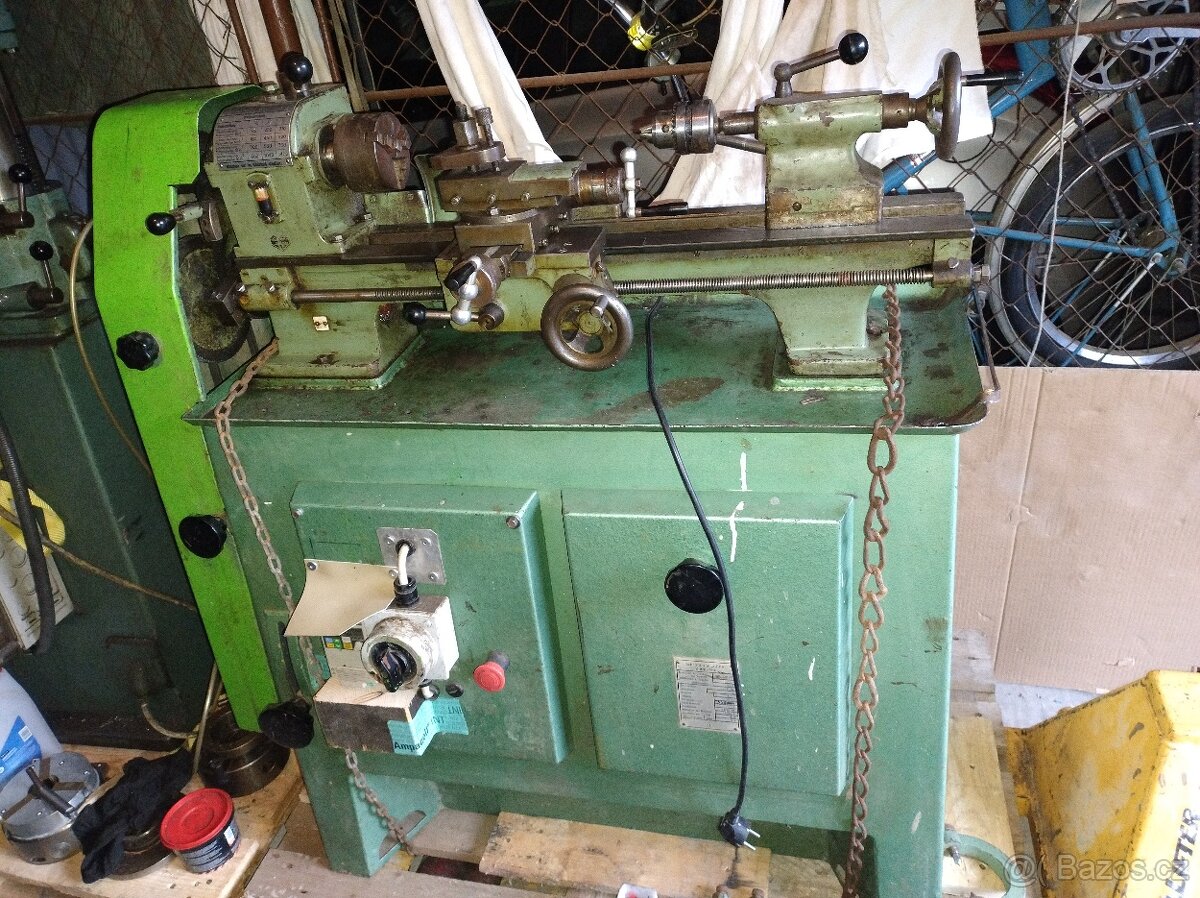 Soustruh Schramm & Lichner, stolovy soustruh