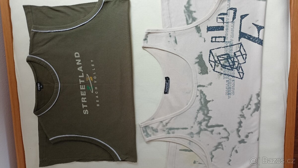 2 x pánská letní trička vel. XL