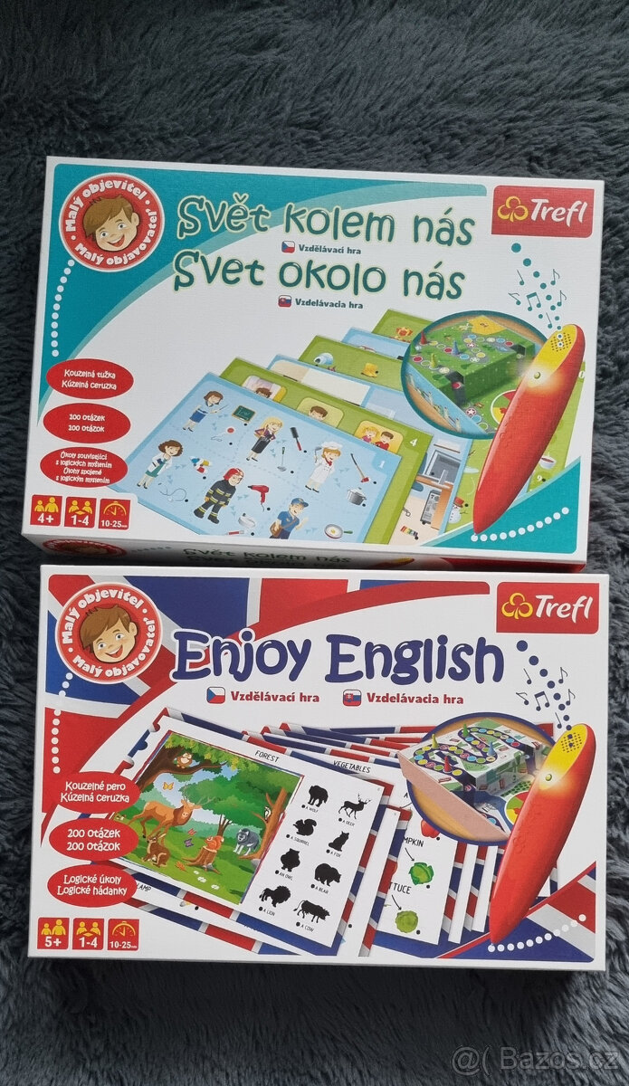 DĚTSKÁ VZDĚLÁVACÍ HRA 2KS