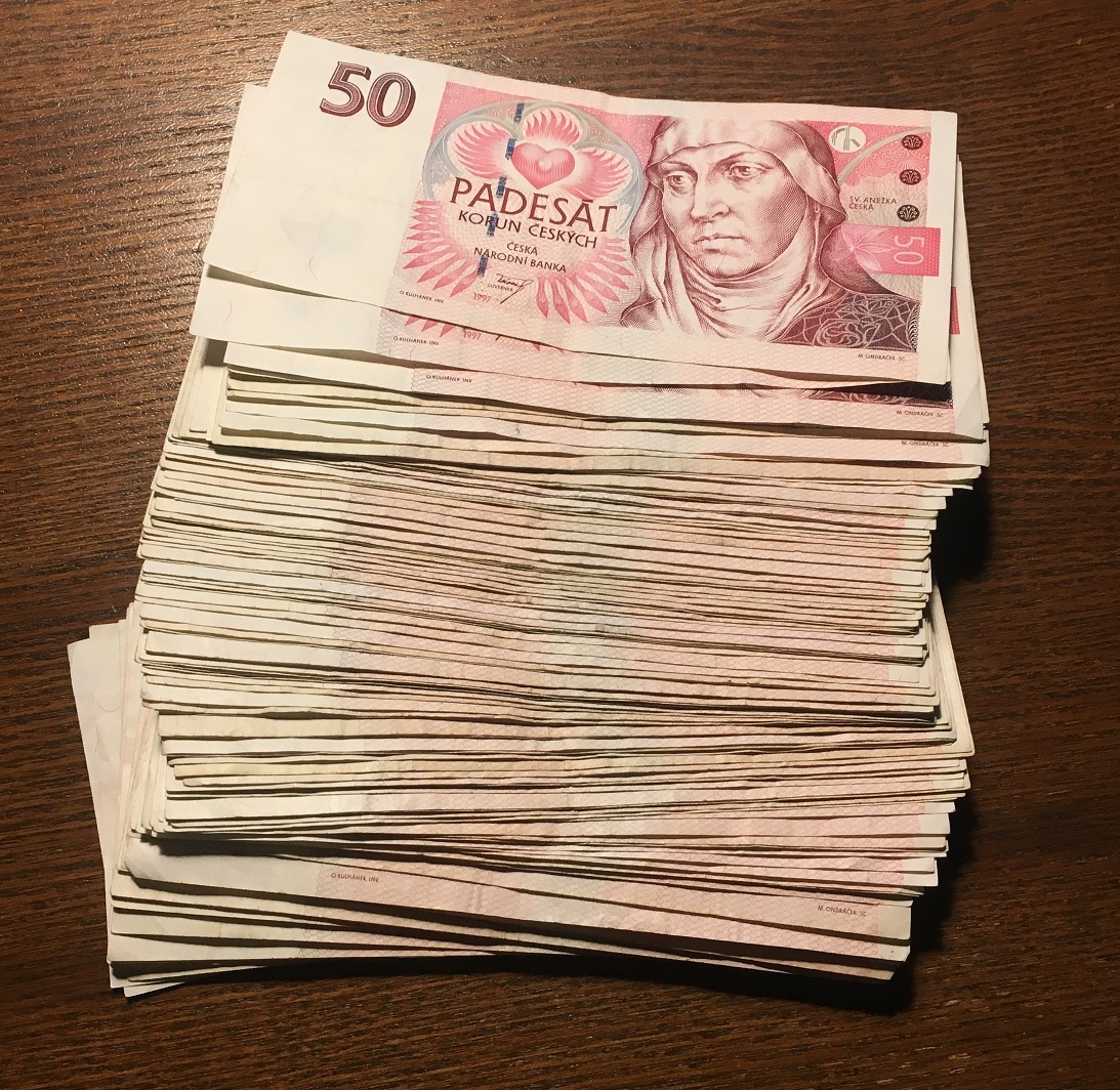 Staré bankovky 50 kčs 1997 velmi pěkný stav