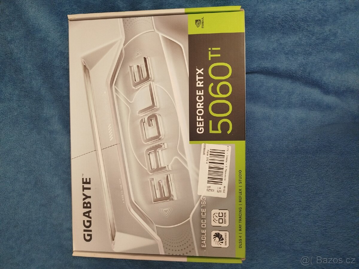 Prodám novou RTX 5060 Ti 16 gb OC