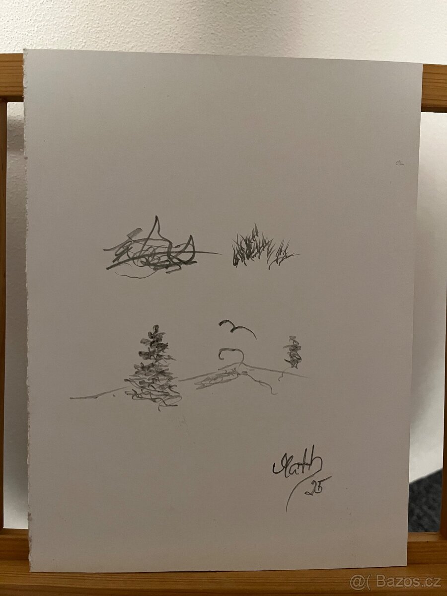 Martin Hartman (Matty) – signovaná studie, 2025