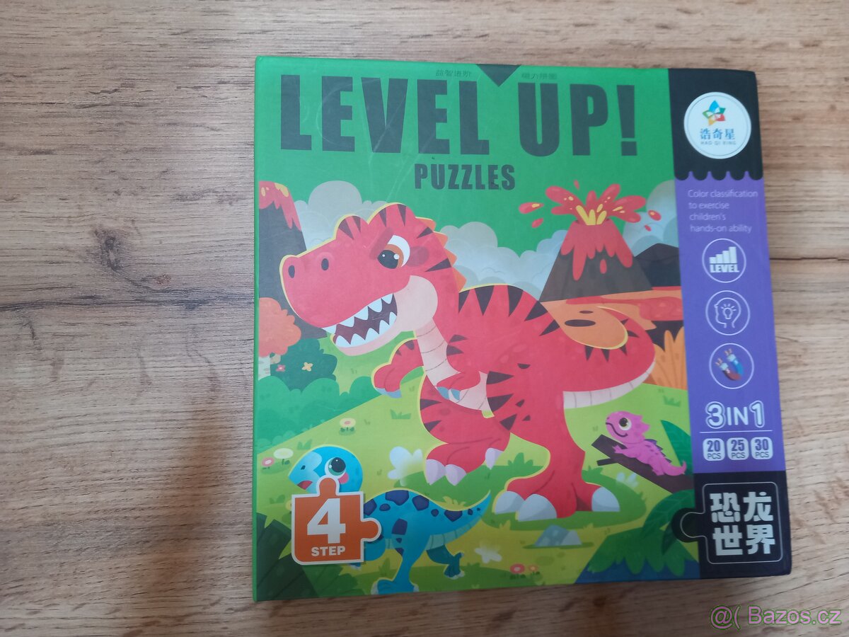 Magnetické puzzle Dinousauři, nové