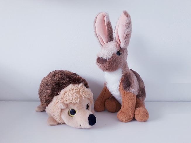 ZVÍŘÁTKA Z LESA • PLYŠOVÝ JEŽEK A ZAJÍC