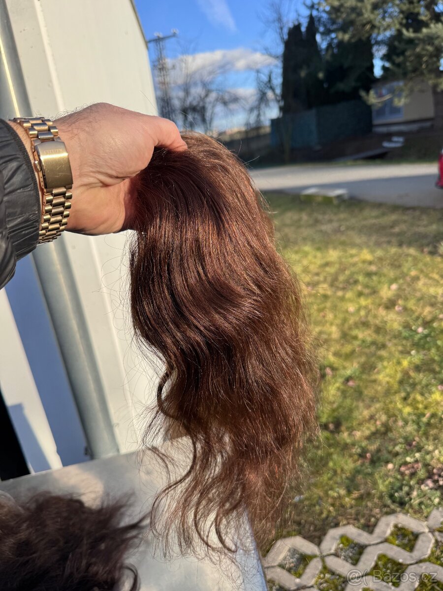 Pánské toupee – 100 % přírodní vlas