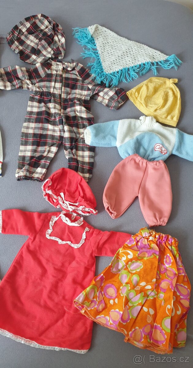 Oblečení na panenky - retro.