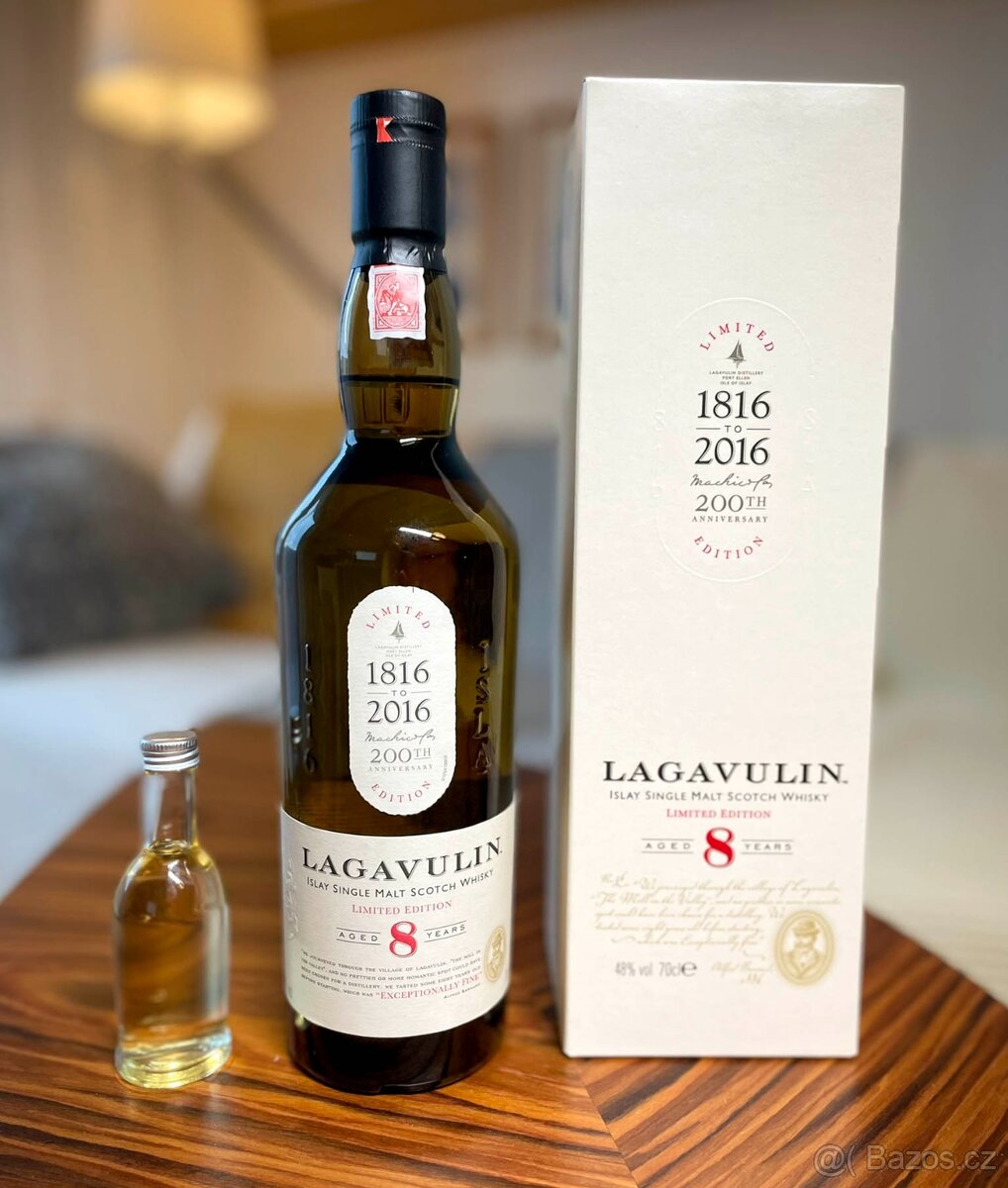 LAGAVULIN 8 let + VZOREK - 200th Aniversary Limited Edition