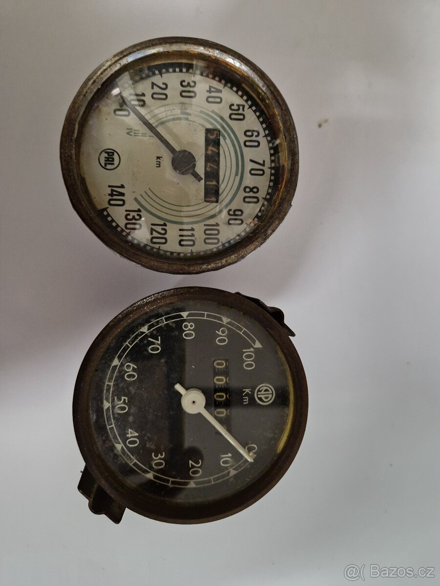 Tachometr jawa půlbuben.