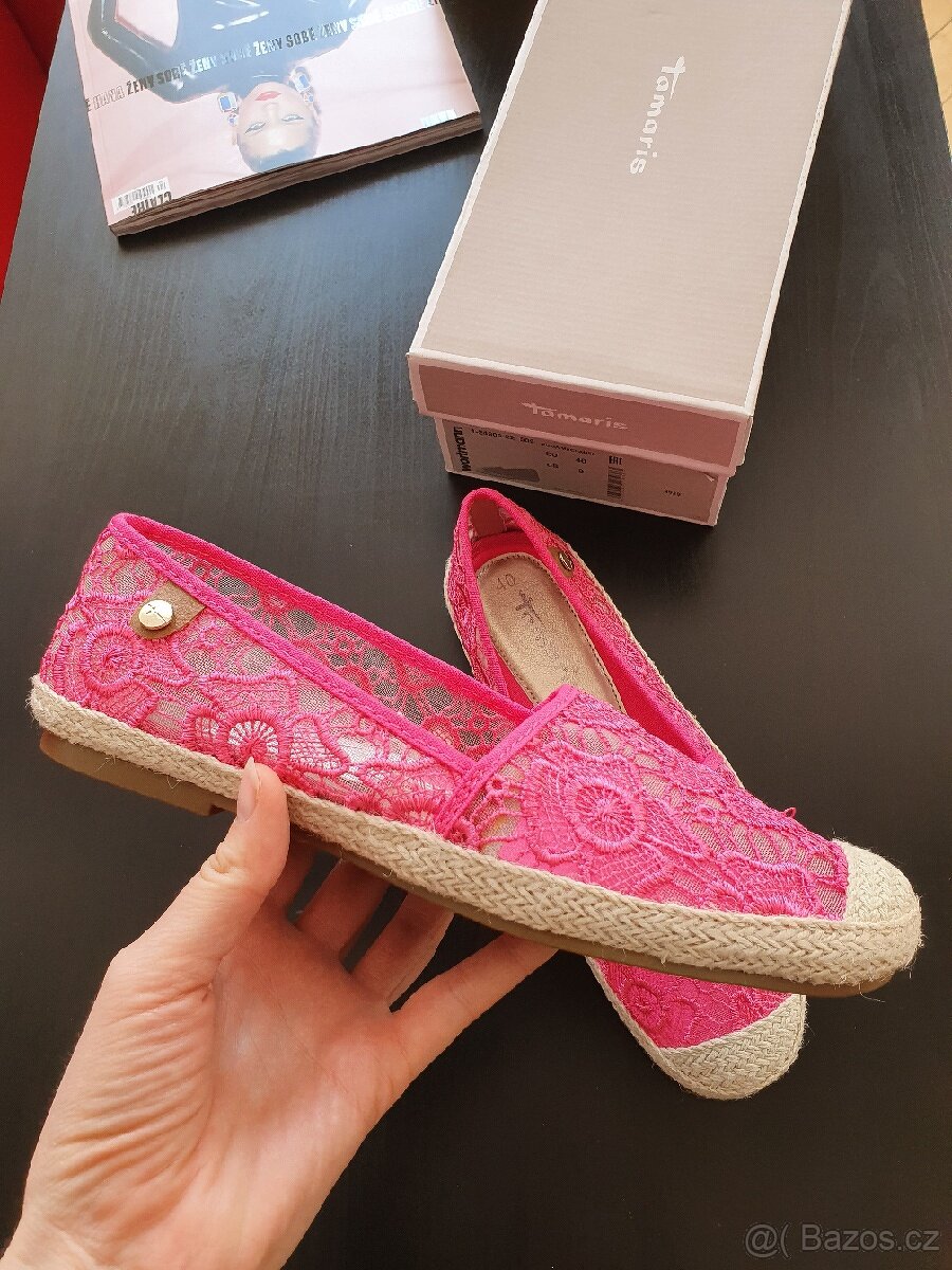 Espadrilky Tamaris vel 40