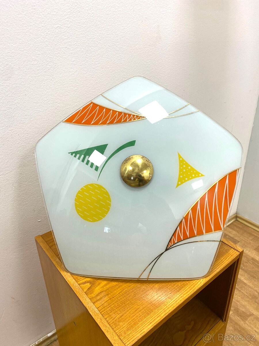 Retro lustr talíř 60. léta Brusel