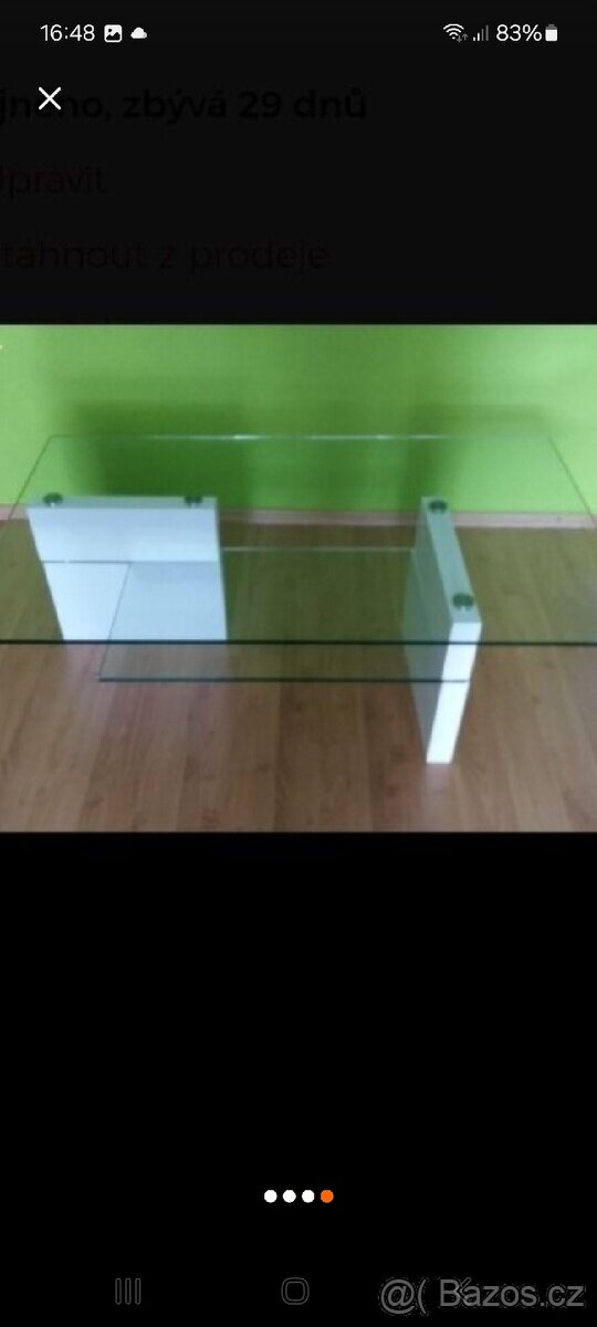 Moderni,designovy konferencni stolek