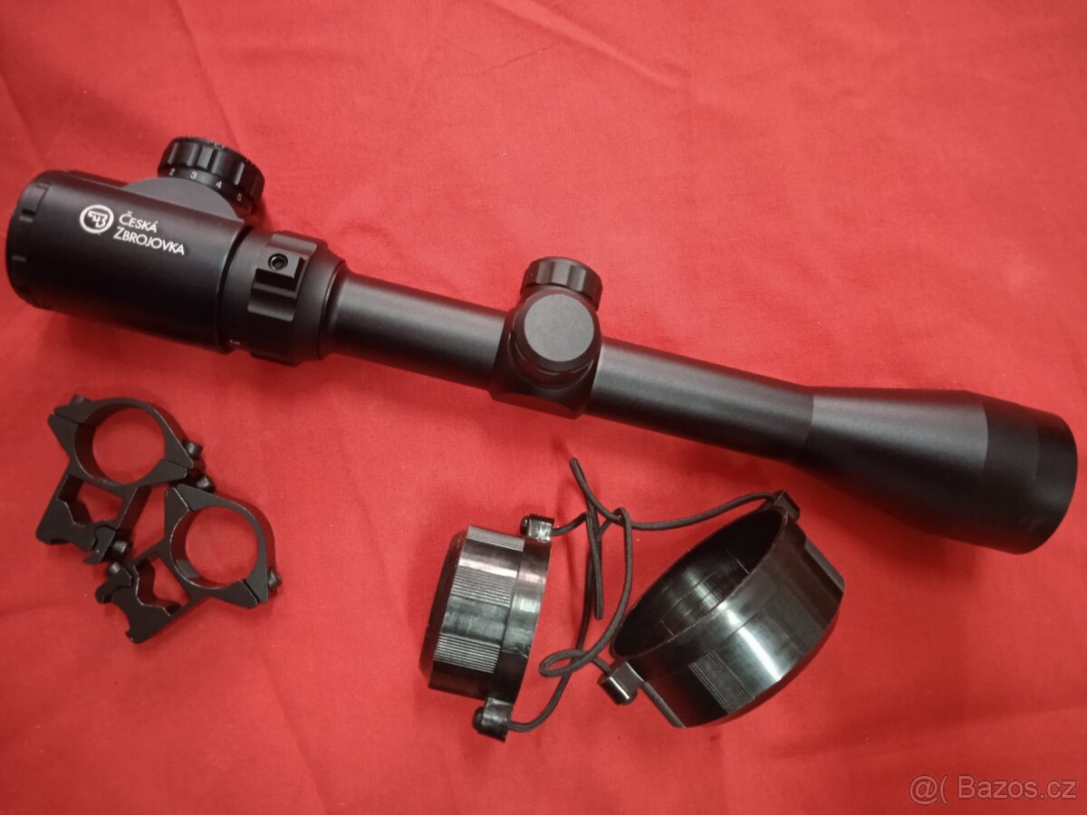 Puškohled Česká Zbrojovka 3-9x40 s podsvícenou osnovou