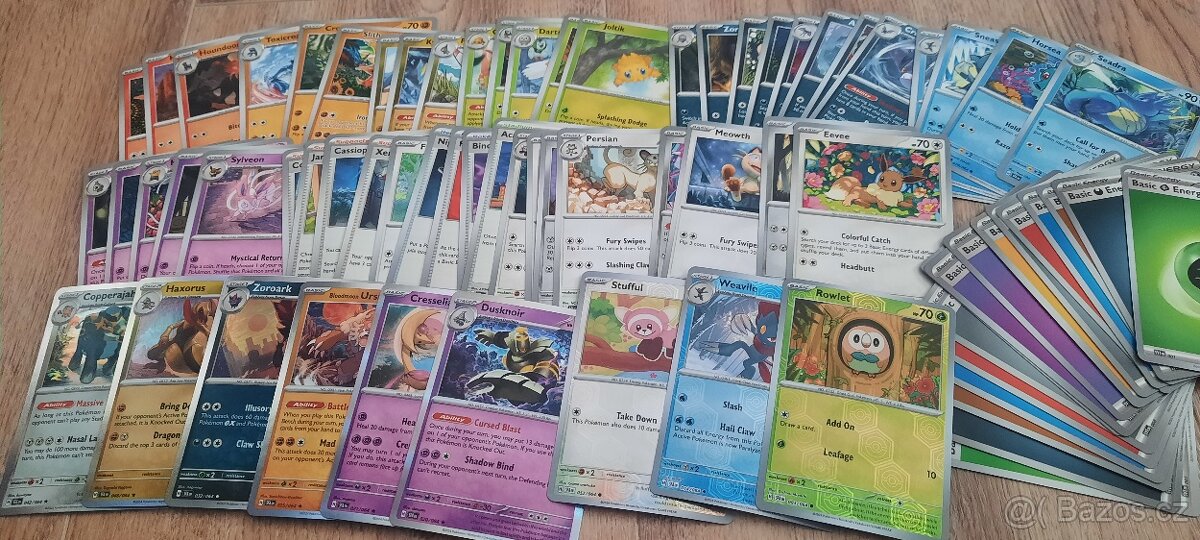 Pokémon karty Shrouded Fable komplet obyč.