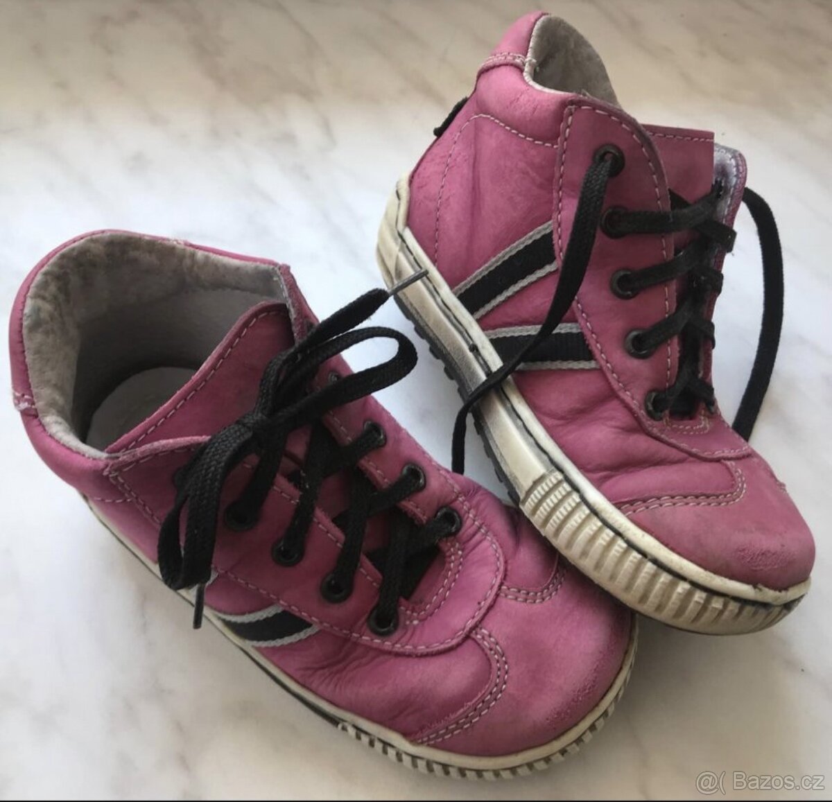 Dívčí celoroční kožené boty Pegres Elite,vel.25