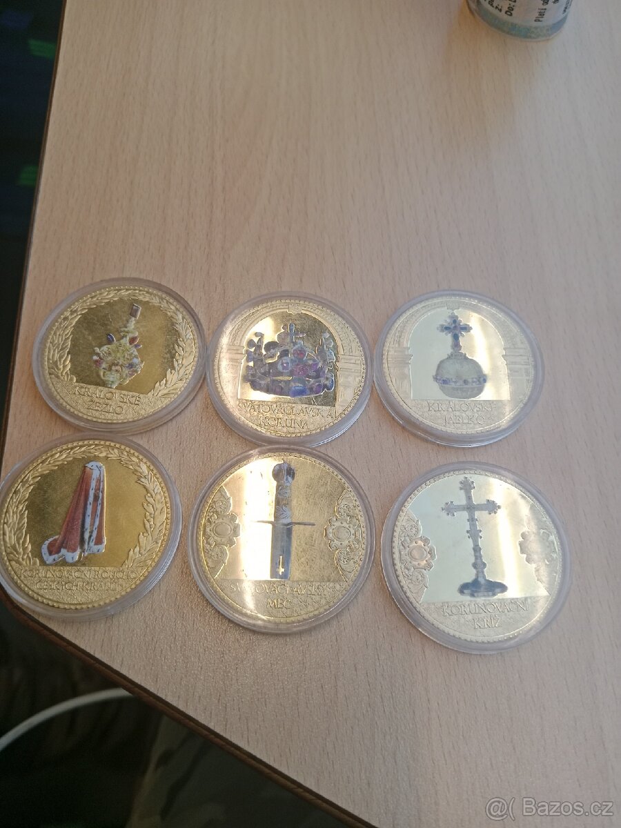 Medaile, mince ,odznaky,známky