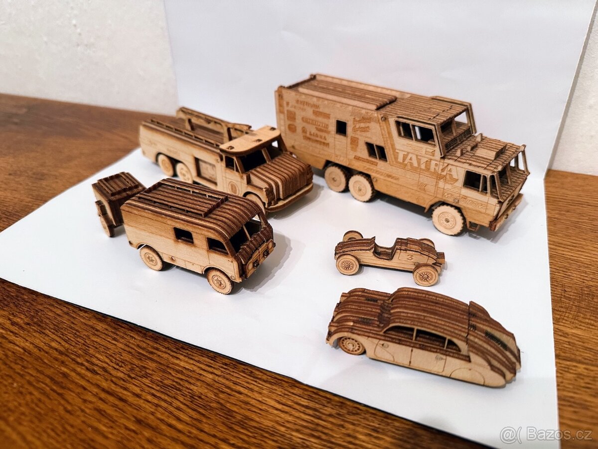Dřevěné modely Tatra 1:64