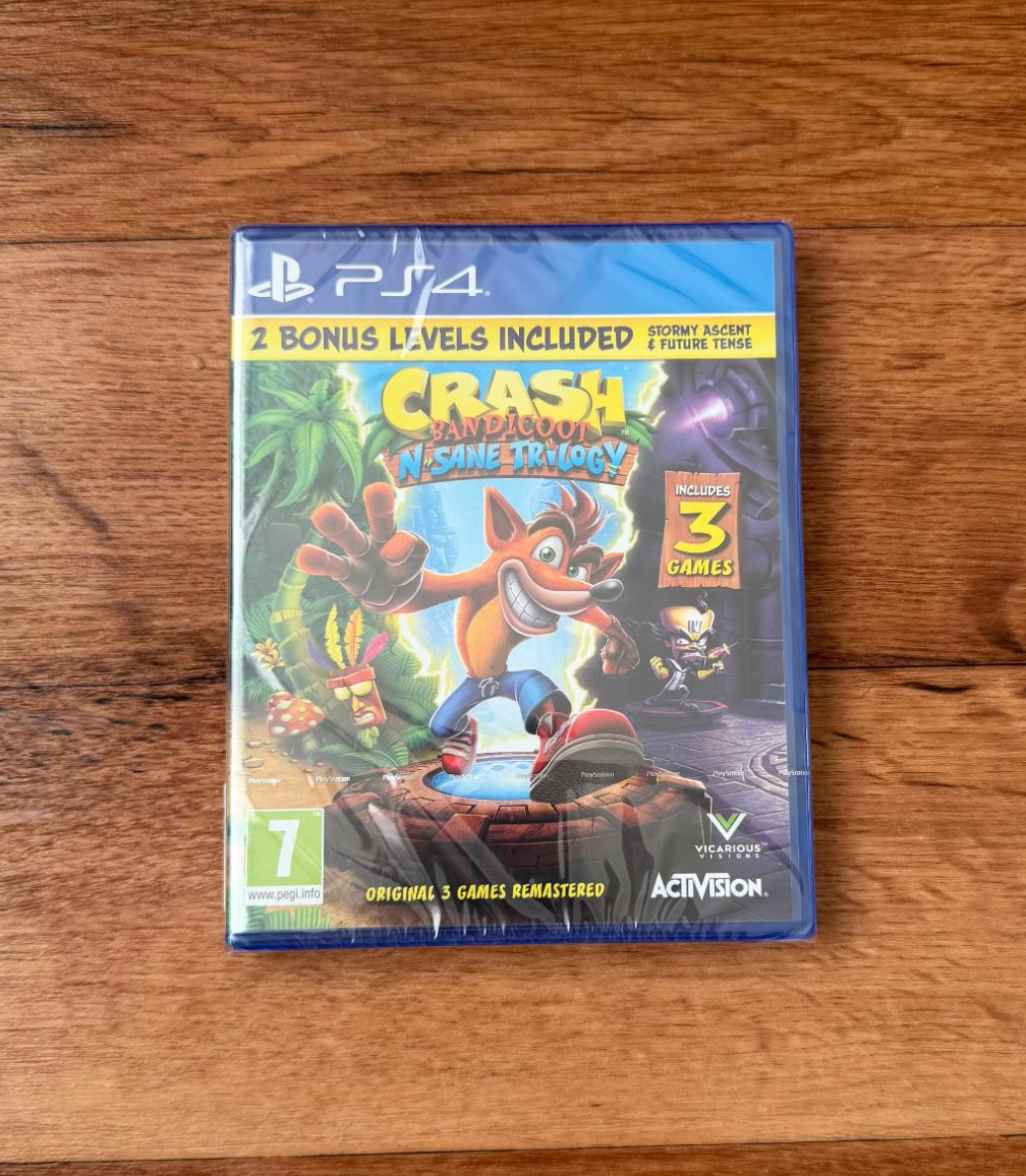 Hra Sony PS4: Crash Bandicoot N. Sane Trilogy (NOVÁ)
