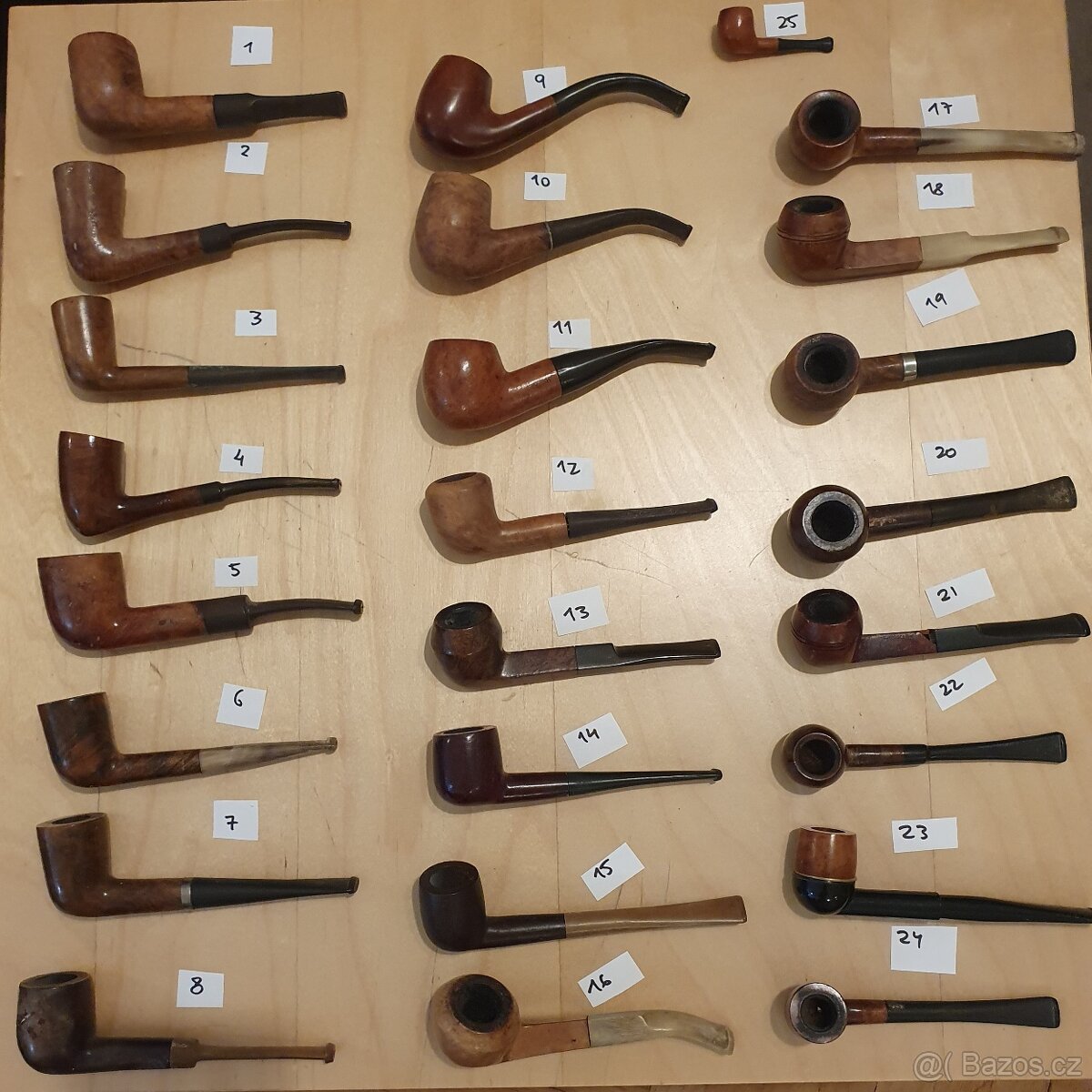 Dýmky použité různé